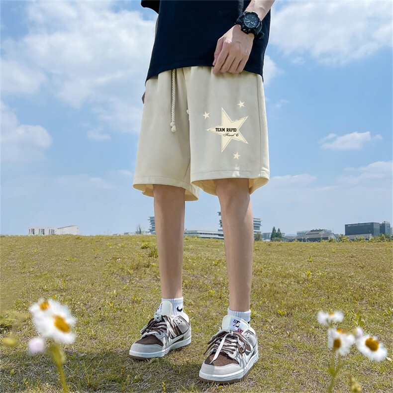 重磅夏季麂皮绒休闲短裤休闲五分裤JDK3145-特p25控48,男装牛仔裤,电商B370