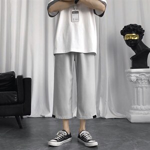 新款男士宽松休闲百搭运动时尚潮流八分裤1211-特批20，男装休闲裤，星座718-1