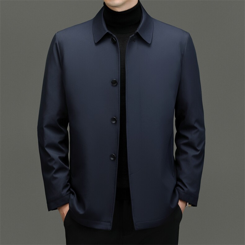 BN23789钱塘2020-2商务休闲冬季厚款中年男士90鹅绒羽绒服P235,男装羽绒服,钱塘207-2