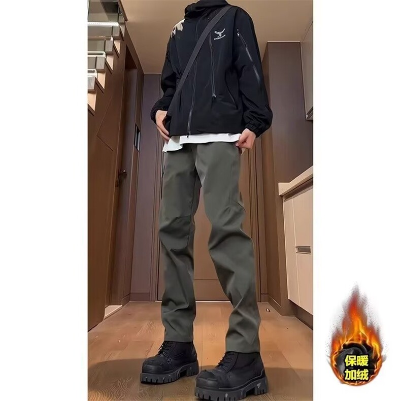 网图牛津三防水冲锋裤加绒户外机能工装裤A025-MK106-P40 加绒P46图片