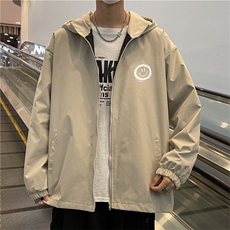 WH先生美式潮牌简约原宿风翻领夹克男女休闲情侣百搭外套W002/P48，男装夹克，星座506