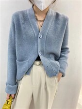 【现货】2021档口加厚毛衣开衫，女装针织衫/毛衣，HuHu