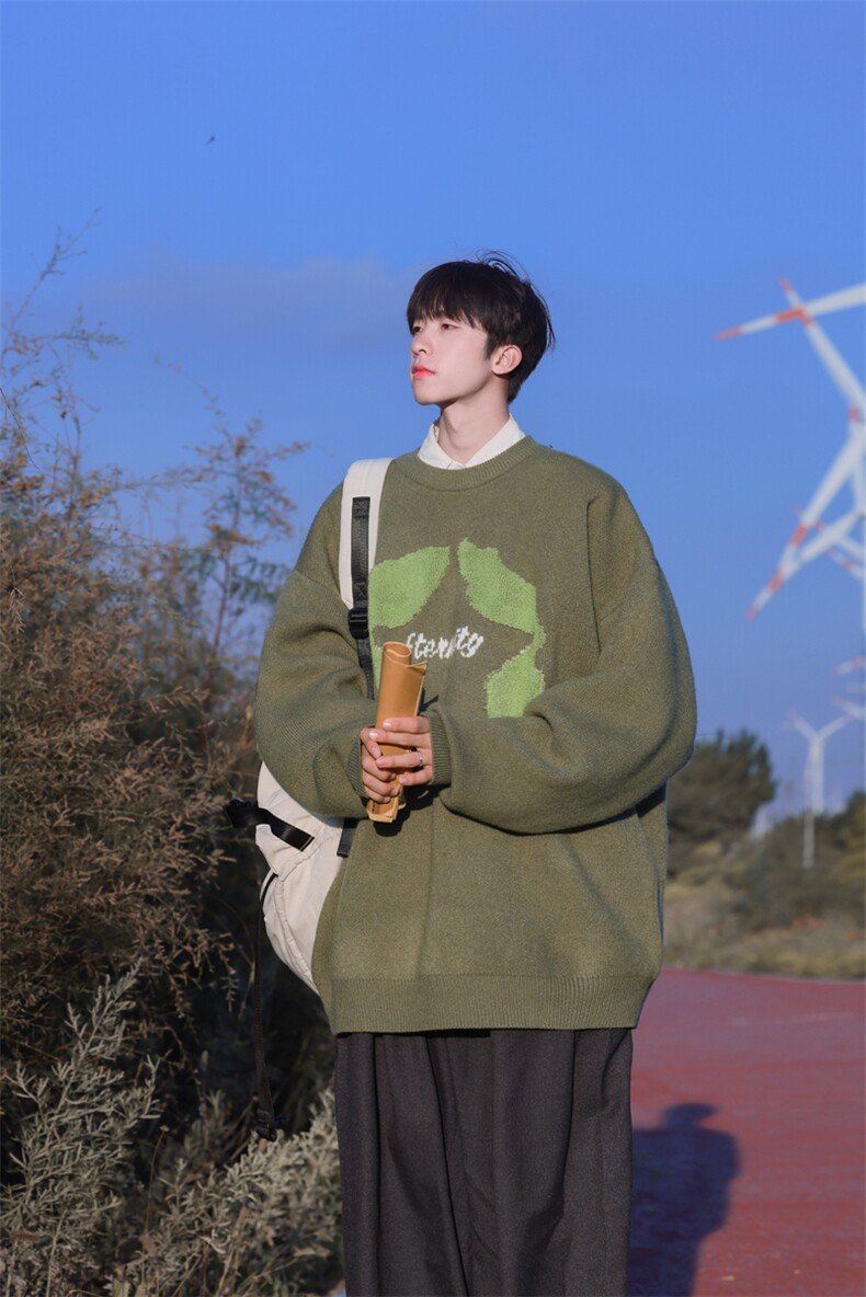 现货秋冬圆领毛巾绣百搭毛衣针织衫8008P68(89),男装针织衫/毛衣,星座1504（原917）