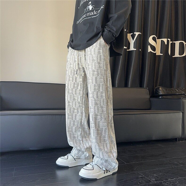 数据款美式扎染直筒裤宽松百搭休闲裤*CK78*P30加绒35,男装休闲裤,电商A426-1(原A430-1)