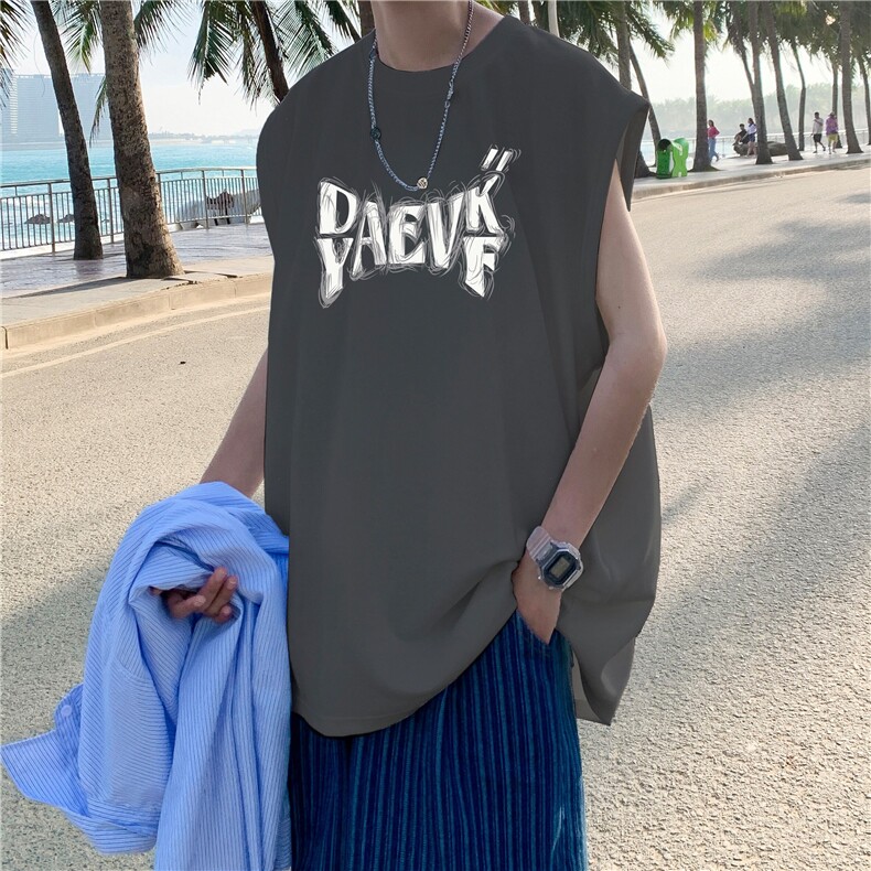 量大图低自动【有货】纯棉背心HD019-1-BX2509-P20，男装背心/马甲，电商019-1