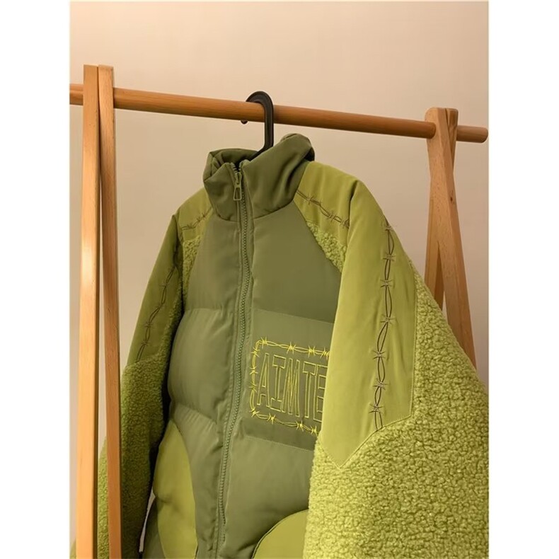 棉服男冬季美式拼接羊羔绒外套棉袄cityboy潮牌加厚棉衣M2516-p98,男装棉衣,星座1008