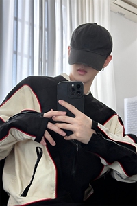 B221 美式ins高街暗黑痞帅型男机车服外套上衣 SY2306-P90控118图片