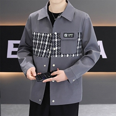 2025春秋新款高品质港风夹克男潮流时尚青少年连帽外套，男装夹克，星座1206（原A206）