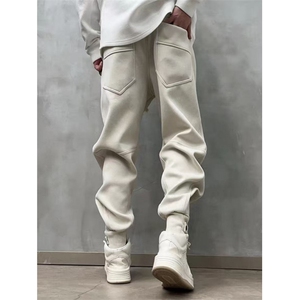 1506-1/KG021/P44冬新款男士潮牌刺绣大码哈伦卫裤宽松束脚男女款图片