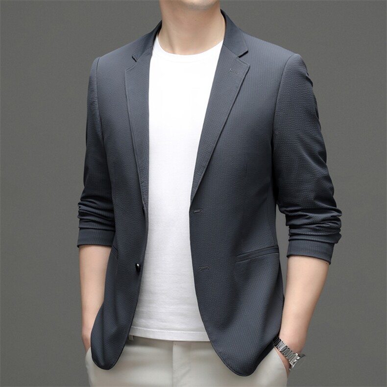 秋季新款西装男西服简约外套西服商务休闲小西装单西，男装西服，电商B360