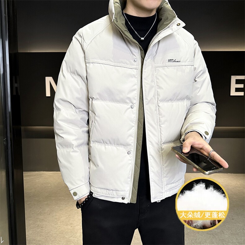 冬季新款50绒羽绒服男型男保暖加厚立领外套S96919-P168,男装羽绒服,星座310B