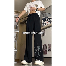 K1010-P50控78！新中式刺绣冰丝休闲裤西裤男，男装休闲裤，电商B369（原A024）