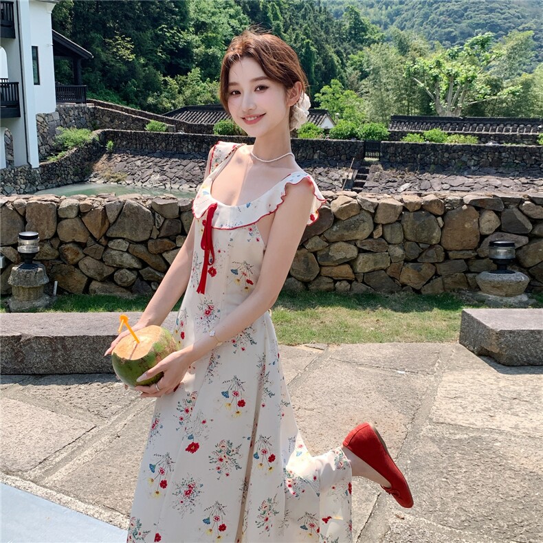 夏季新款!数据好碎花连衣裙优雅气质-847-P165K240,女装连衣裙,浙宝193A