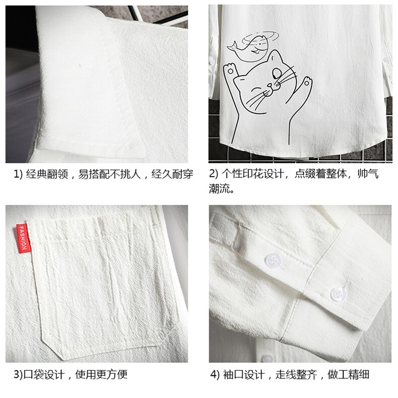 QC58133-P45亚麻七分袖衬衫男大码五分袖衬衣男短袖网格挂拍,男装衬衫,电商A040A