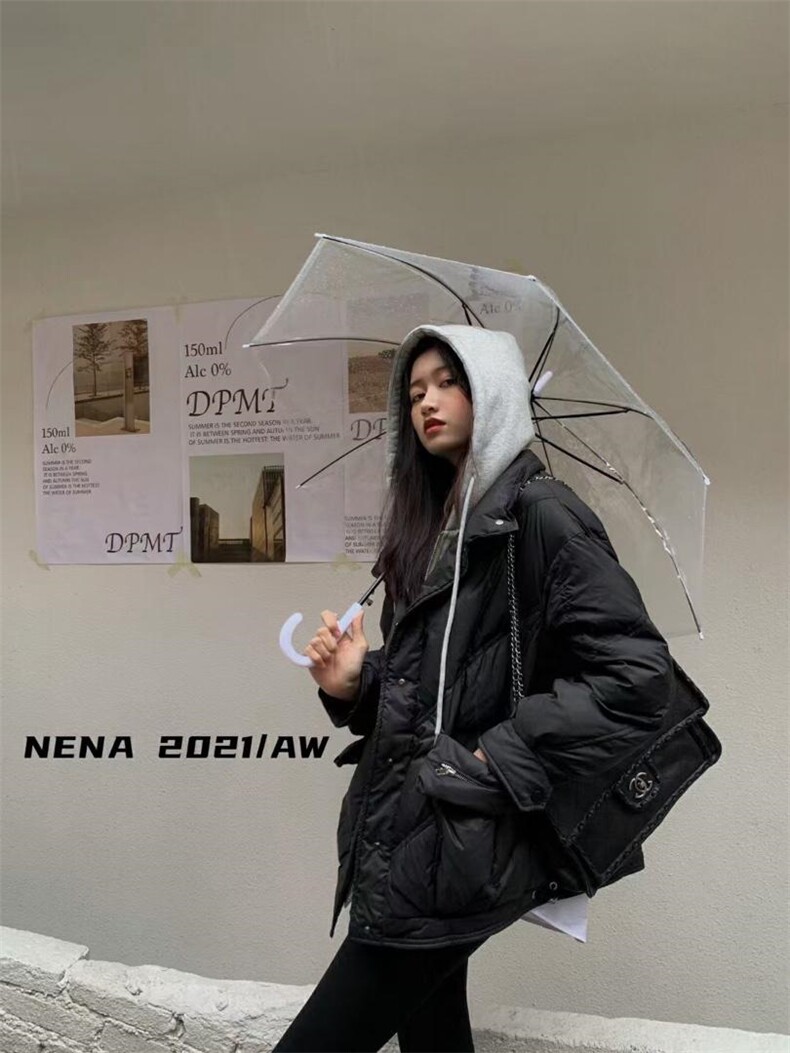 假两件短款衣，女装棉衣/棉服，里奈(1F)