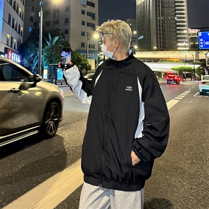 春秋痞帅外套男ins高街潮牌韩版潮流宽松夹克JK0623-P63图片