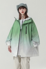 2026中性风山系防水冲锋衣渐变色夹克女大码M-5XL休闲JK77088P85，男装夹克，星座227-7