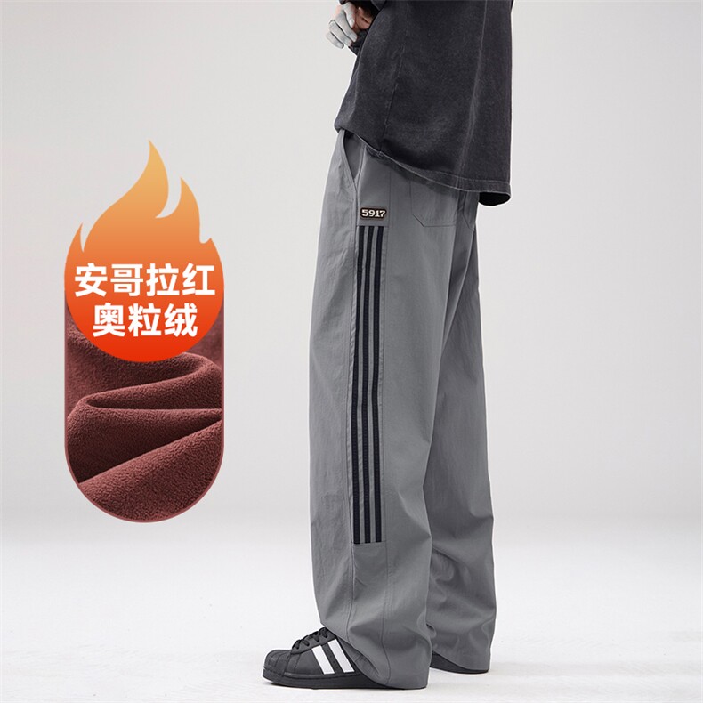 A178DY5032AP65限价79加绒三防面料秋冬季三条杠裤子,男装休闲裤,电商A178