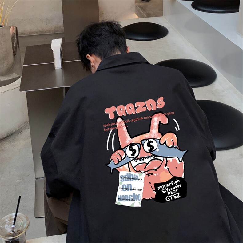 量大优供视频冰丝短袖衬衫男DXC534-特p25,男装衬衫,电商B371
