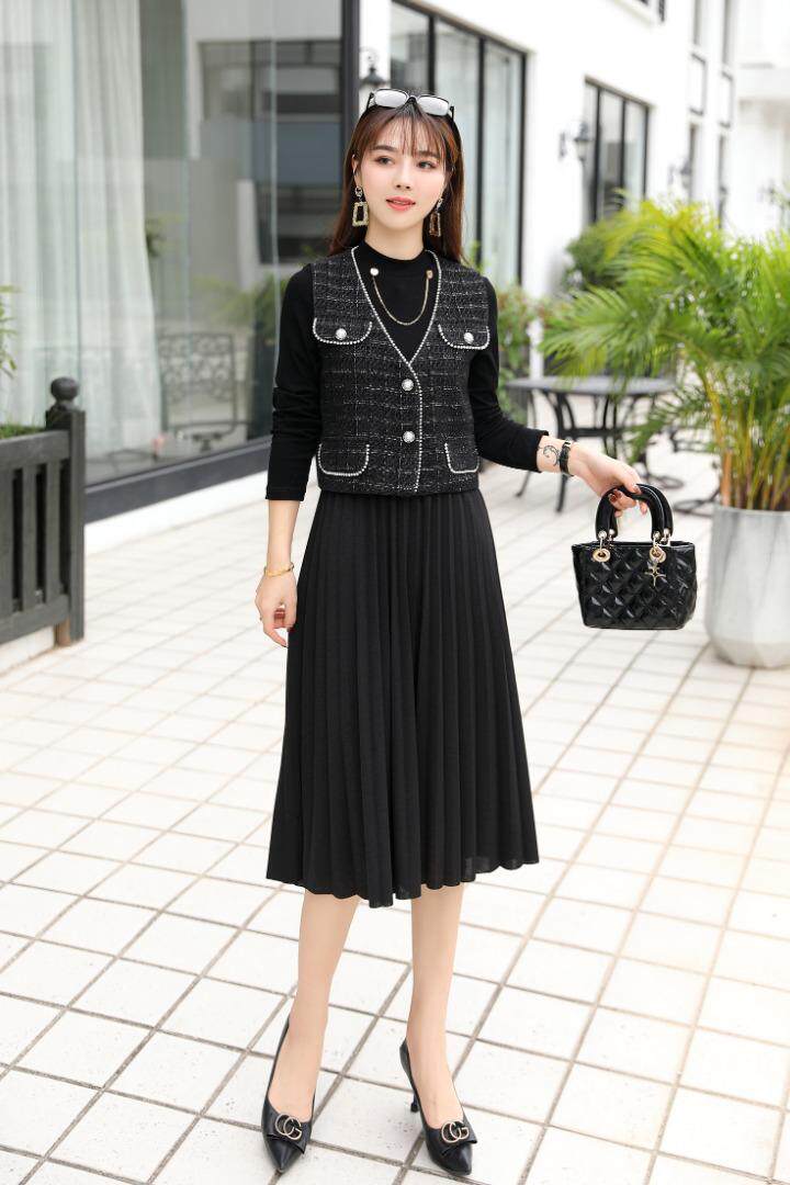 时尚小香风两件套套裙，其它，湘怡服饰