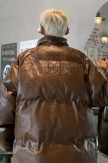 港风鳄鱼纹钢印字母设计棉衣男MY77093P120控168抖音控198，男装棉衣，星座227-7