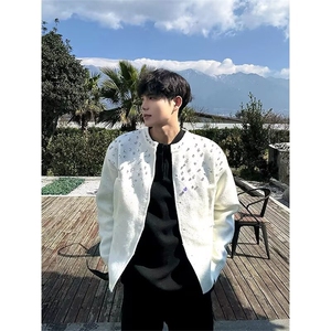现货JY138-64小众细闪镶钻毛衣开衫宽松新年氛围感外套网图