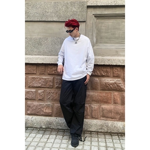 B221 美式ins街头hiphop宽松工装休闲裤子 LK23122-P65 控88图片