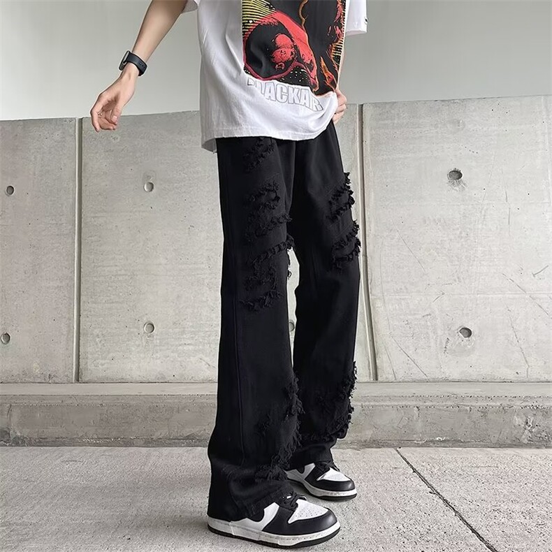 2024美式牛仔裤男款直筒长裤潮C1073P50,男装牛仔裤,星座1116-2