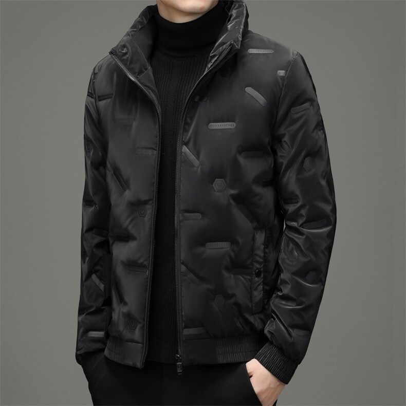 AK15815钱塘2020-3时尚休闲简约冬季厚款中年男士羽绒服P140,男装羽绒服,钱塘207-3