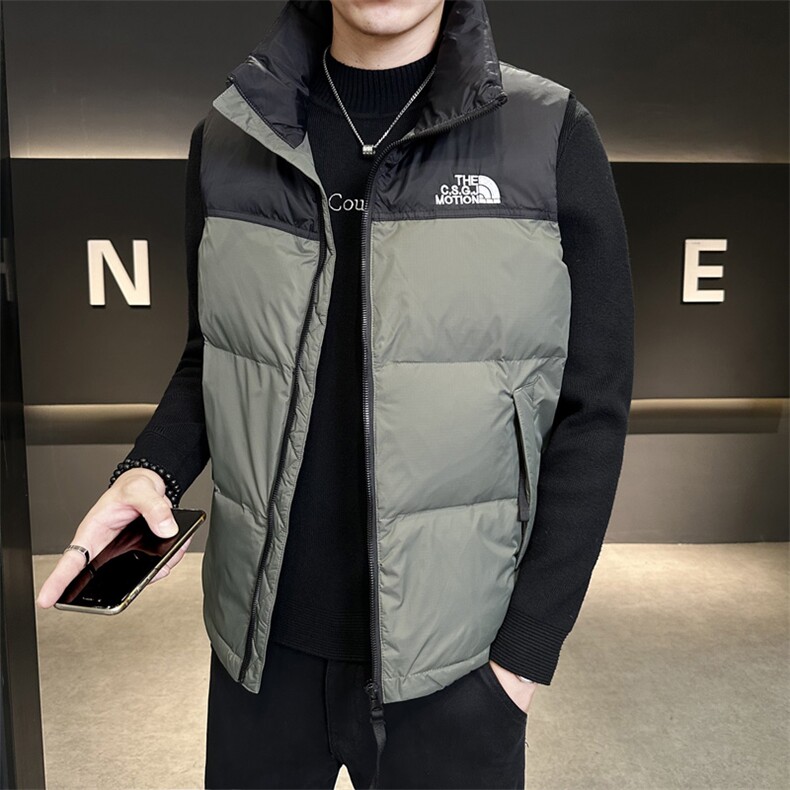 标已注册男士潮牌羽绒马甲保暖羽绒服刺绣坎肩背心M001-P110,男装背心/马甲,电商A237