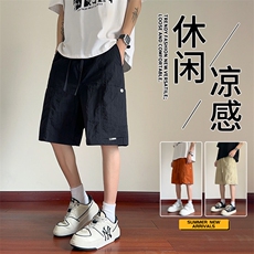 抖音品质冰丝速干短裤男宽松休闲工装大码A146-GY528特p25量大优，男装牛仔裤，HDA146