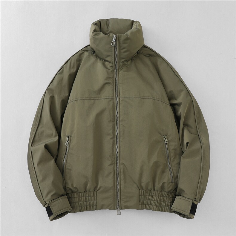 2025冬季新款美式可收纳连帽羽绒服潮牌魔术贴设计羽绒服599,男装羽绒服,电商A234