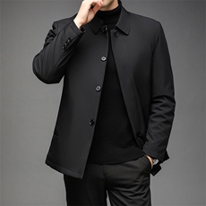冬季棉衣男中年翻领棉服中老年冬季休闲外套爸爸装QLMMF9985-P175，男装棉衣，电商B212（原钱塘6029）