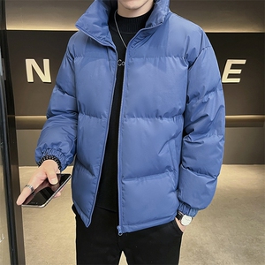 冬季立领男士棉服加厚潮纯色绵衣男士棉袄情侣款A266-P03-P50图片