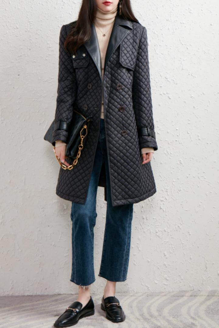 韩版时尚风衣，女装风衣，那茉