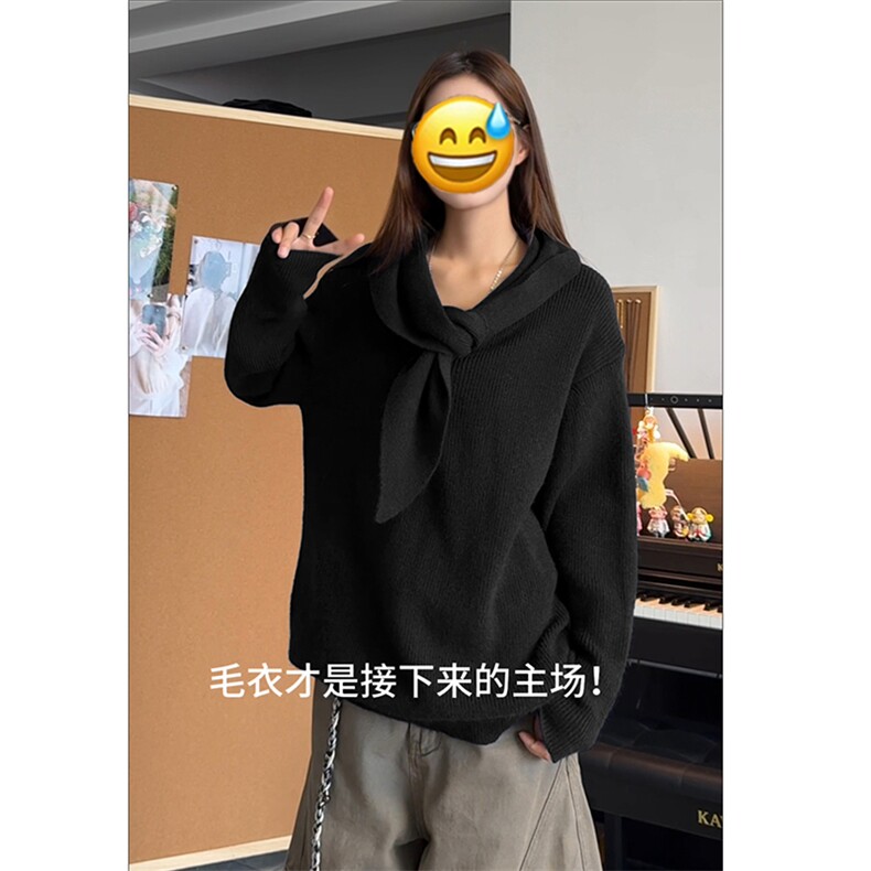 复古风时髦设计休闲毛衣痞帅风格个性款潮街毛衣HY868TP55控88，男装针织衫/毛衣，电商A102B