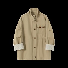 【现货现货】2026春季新款休闲风衣外套B101-2682-P175-K288现货，女装风衣，浙宝101