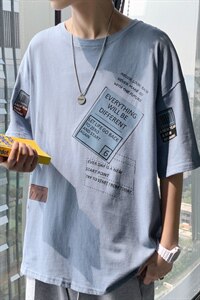 ！注册版权！2021春夏纯棉男士短袖T恤宽松半袖体恤T336P28图片