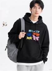 2025年秋季长袖套头通勤斑点狗狗，女装卫衣/绒衫，花可