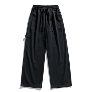 2025秋季新款现货纯棉水洗直筒裤工装休闲长裤DSA157B-K2530-P58图片