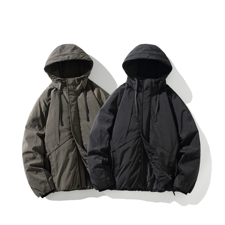 2025冬季标90绒连帽白鸭绒羽绒服 375-p370图片