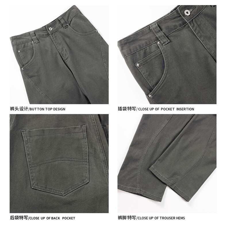 2024秋季新款白底大码美式弹力拼接牛仔裤M-5XGK24996-特P50,男装牛仔裤,电商A022
