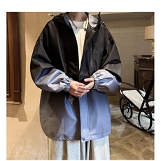 1港风山系防水渐变大码M-5XL夹克男100%聚酯纤维JK77088P85控128，男装夹克，星座226-2