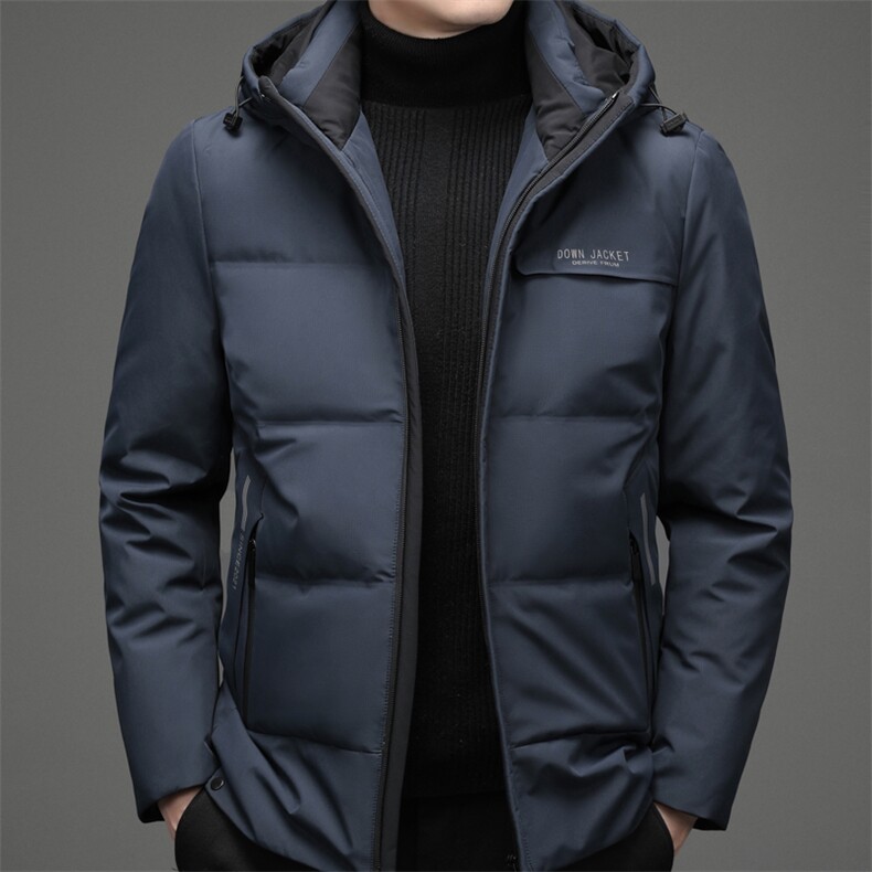 中年男士白鸭绒羽绒服男冬季休闲爸爸冬装外套MNSA6359Y-P245，男装羽绒服，电商B212（原钱塘6029）