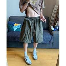 透气速干休闲短裤男2026夏美式潮牌五分裤篮球运动裤子K6455-P34，男装牛仔裤，星座412-3