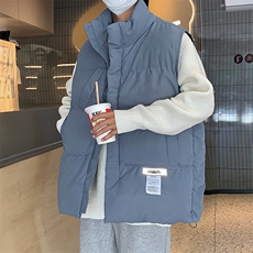 秋冬潮流宽松休闲百搭背心ins港风潮牌棉衣马甲男外套W7838-P47，男装背心/马甲，星座512-3