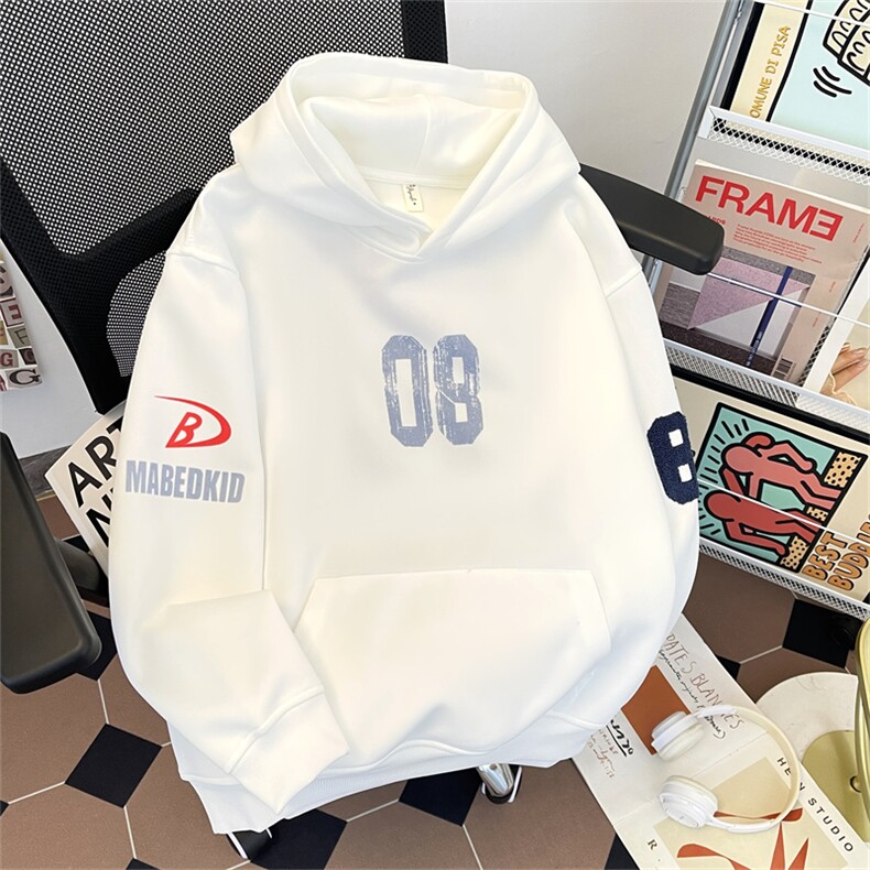 卫衣男连帽春秋季ins港风宽松潮牌字母印花百搭外套WY0221-P53,女装短外套,星座308B-2