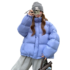 现货新款东大门加厚保暖羽绒服百搭连帽面包服女装外套女，女装羽绒服，网红馆