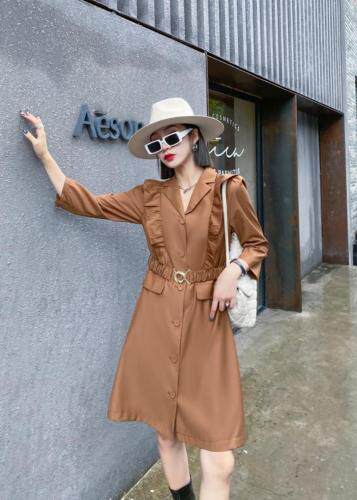 高级时尚设计质感连衣裙，女装连衣裙，她家