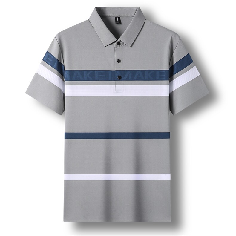保罗t恤男半袖衬衫领Polo衫男商务短袖2023新款夏季翻领衣服体恤,男装T恤,电商B212（原钱塘6029）
